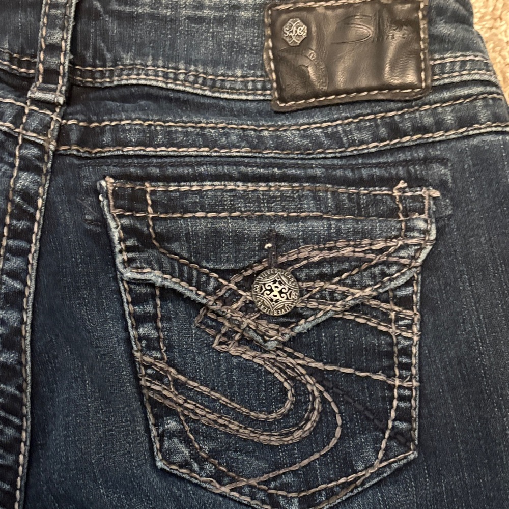 Silver Jeans Suki Surplus Cargo Denim Jeans Women’s W29 L34 - Picture 7 of 16